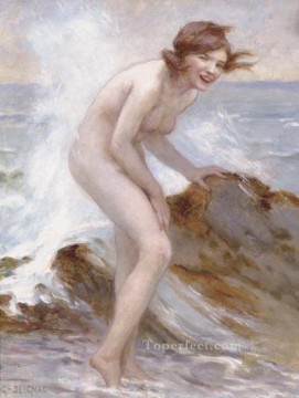 Bañista desnudo Guillaume Seignac Pinturas al óleo